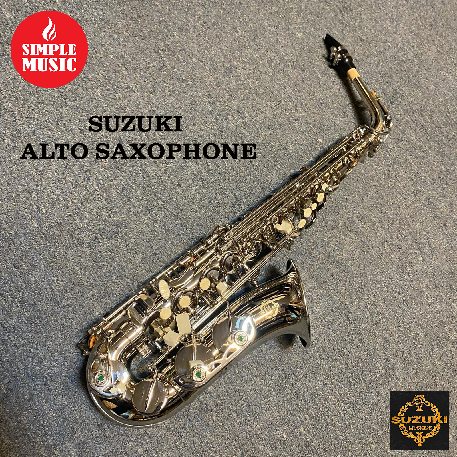 Suzuki Alto Saxophone - Silver